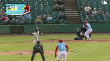 Jose Colmenares homers (2) on a fly ball to left field. Trent Farquhar scores. John Spikerman scores.