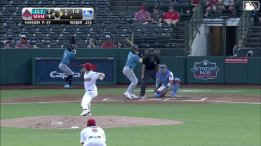 Andy Weber homers (3) on a fly ball to right field. Caden Connor scores.