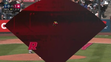 Jake Casey homers (4) on a fly ball to right field.