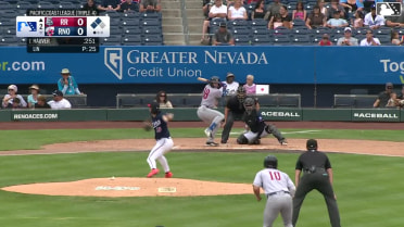 Trevor Hauver doubles (13) on a sharp line drive to center fielder Kristian Robinson. John Taylor scores. Aaron Zavala scores.