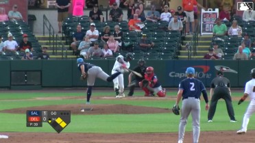 Eric Booth Jr. collects first hit and RBI