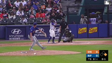 Carlos Mendoza homers (3) on a fly ball to left field. Ryan McCarty scores.