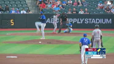 Justin Storm Ball to Luis Castillo