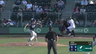 Blake Rambusch singles on a line drive to center fielder Cameron Cauley. Jhonny Pereda scores. Colin Davis to 3rd.