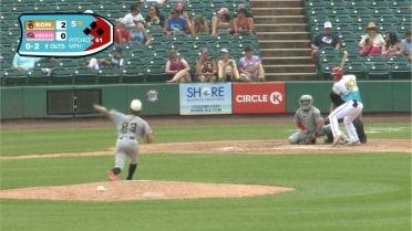 Cam Caminiti fans three in six scoreless frames