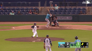 Jacob Gonzalez singles on a line drive to center fielder Brewer Hicklen. Rikuu Nishida scores. Braden Montgomery scores.