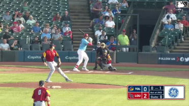 Michael Toglia homers (3) on a fly ball to center field.