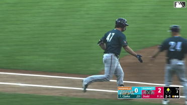 Wes Clarke's two-run homer