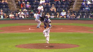 Bryan Rincon homers (1) on a fly ball to right center field.