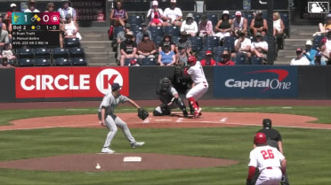 Manuel Beltre grounds into a double play, third baseman Luis Suisbel to second baseman Carter Dorighi to first baseman Brandon Eike. Kendry Chirinos out at 2nd. Manuel Beltre out at 1st.