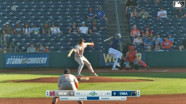 Brett Squires homers (6) on a fly ball to right center field.