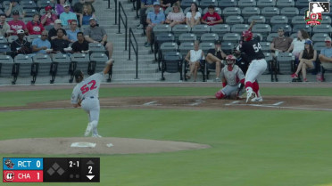 Ruben Ibarra homers (22) on a fly ball to left center field.