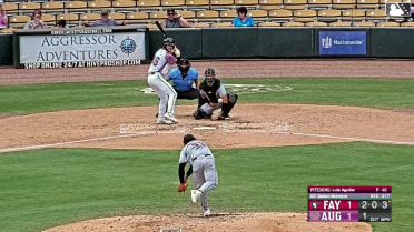 Dalton McIntyre homers (1) on a fly ball to right field. Alex Lodise scores.