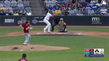Matt Wallner homers (4) on a fly ball to right center field.
