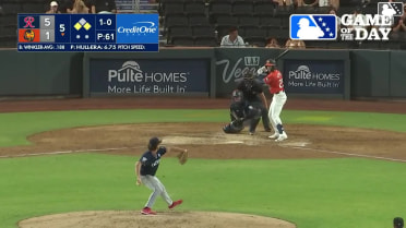 Jack Winkler singles on a ground ball to left fielder Michael Arroyo. Bryan Lavastida scores. Darell Hernaiz to 2nd.
