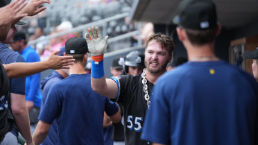 Burke Becomes Third 20/20 Player in Shuckers History in Win Over Smokies