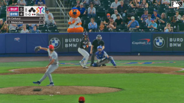 MJ Melendez homers (8) on a line drive to right center field.