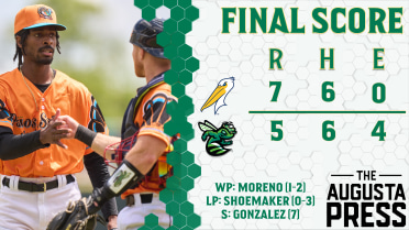 GreenJackets Lead Early But Fade Away Late As Pelicans Clinch Series With Win