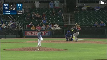 Kenedy Corona homers (5) on a fly ball to center field.