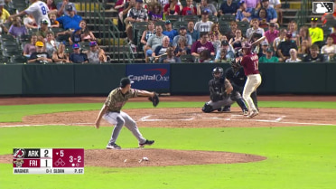 Max Wagner homers (5) on a fly ball to left center field.
