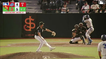 Joendry Vargas singles on a fly ball to right fielder Cam Maldonado. Ching-Hsien Ko scores. Easton Shelton to 3rd.