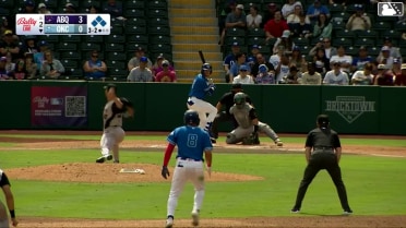 Adam Laskey Ball In Dirt to James Tibbs III