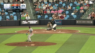 Kenny Castillo out on a sacrifice fly to left fielder Aiden Taurek. Kayson Cunningham scores.