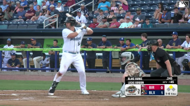 Blake Burke singles on a line drive to center fielder Jacob Burke. Dylan O'Rae scores.