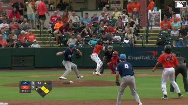Jhomnardo Reyes grounds into a double play, second baseman Starlyn Nunez to shortstop Wills Maginnis to first baseman Andruw Musett. Jaiden Lo Re out at 2nd. Jhomnardo Reyes out at 1st.
