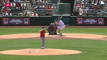 Harrison Bader homers (2) on a fly ball to left center field.