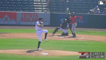 Peyton Olejnik records career-high eighth strikeout 