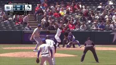 Ronny Simon doubles (8) on a fly ball to right fielder Kameron Misner. Tyler Callihan scores. Nick Yorke to 3rd.