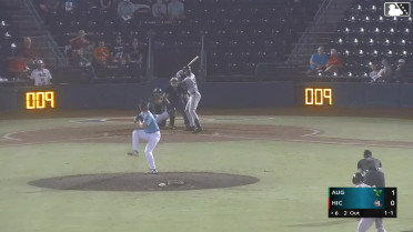 Nick Montgomery homers (7) on a line drive to left field. Parker Brosius scores.