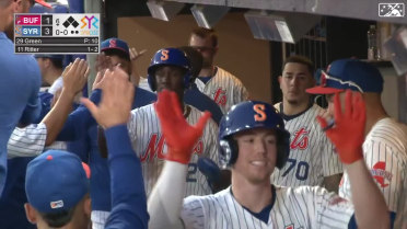 Brett Baty hits his ninth homer to right in the 6th