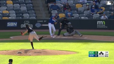 Matt Wallner hits a leadoff home run