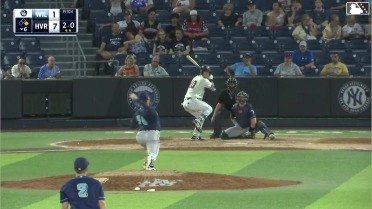 Core Jackson homers (10) on a fly ball to center field.