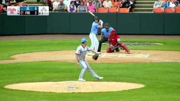 Ike Irish homers (6) on a fly ball to left center field.