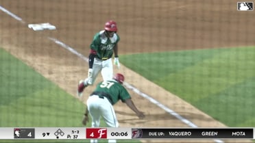 Cristhian Vaquero's walk-off home run