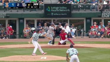 Ben Rortvedt singles on a line drive to center fielder Dylan Carlson. Yonny Hernández scores.