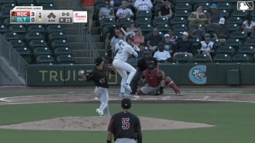 Nolan Jones homers (10) on a fly ball to right field.