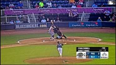 Ethan O'Donnell homers (2) on a line drive to center field.