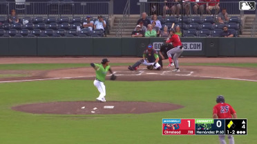 Elieser Hernández In play, run(s) to Johnny Olmstead