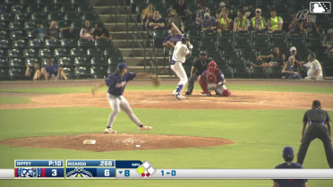 Yandel Ricardo singles on a ground ball to left fielder Christian Gonzalez. Henry Ramos scores.