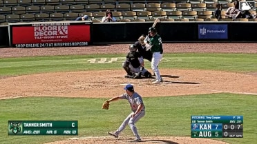 Tanner Smith homers (6) on a fly ball to left field.