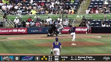 Alex Williams In play, run(s) to Kyren Paris
