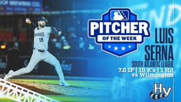 Top Dog: Serna named SAL Pitcher of the Week