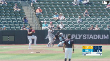 Nolan Schubart homers (9) on a fly ball to right field.