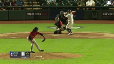 Cody Freeman out on a sacrifice fly to left fielder Manuel Pena. Jarred Kelenic scores.