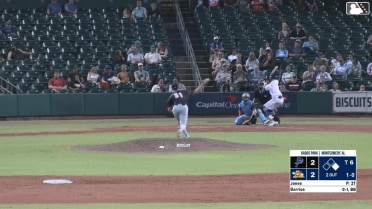 Gregory Barrios doubles (2) on a fly ball to left fielder Emaarion Boyd. Kenny Piper scores. Gregory Barrios to 3rd.