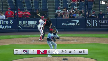 Caleb Ricketts homers (8) on a line drive to right field.